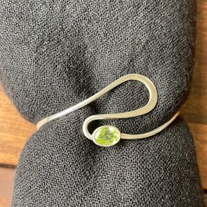 Ed Levin Silver Bracelet with Peridot